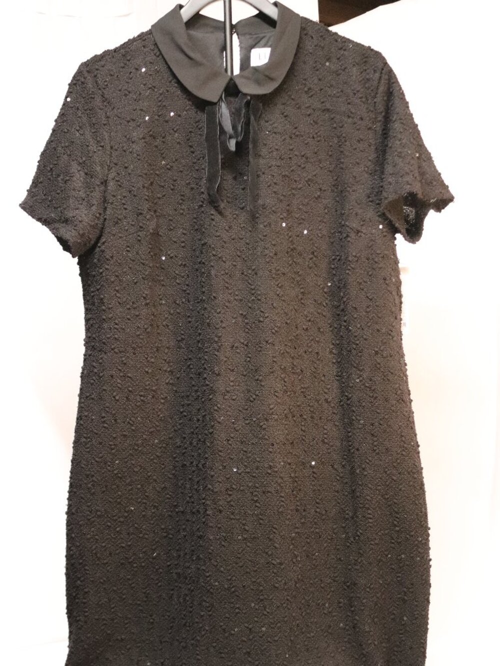 NWT Elle Black Sequin Cocktail Dress Sz XL